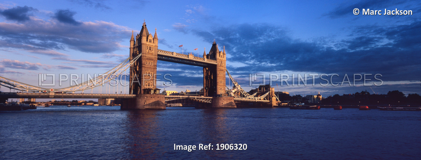 Tower Bridge At Sunset, London,England,Uk