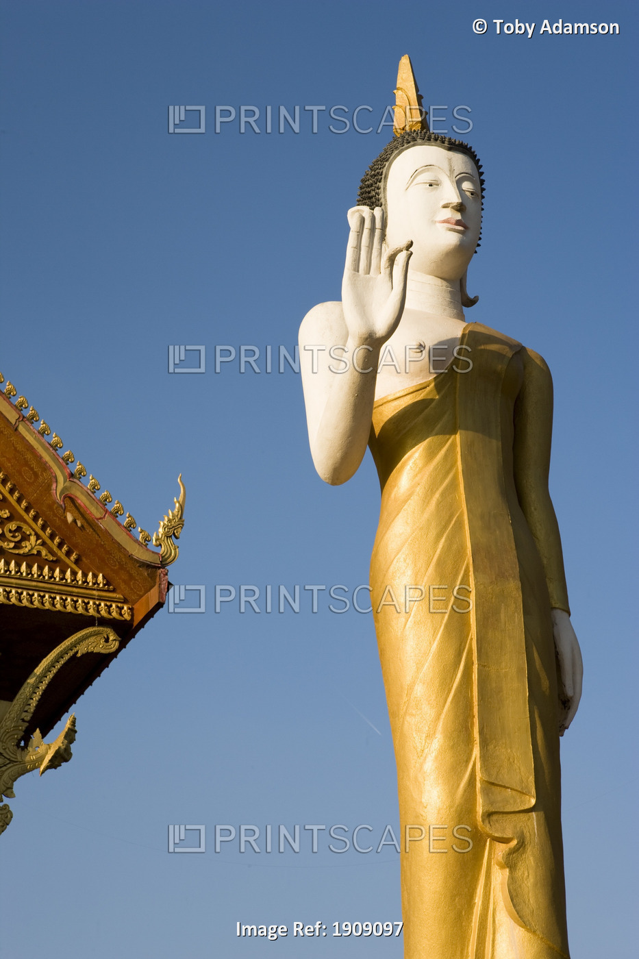 Statue Of Buddha At Wat That Luang Tai, Vientiane,Laos