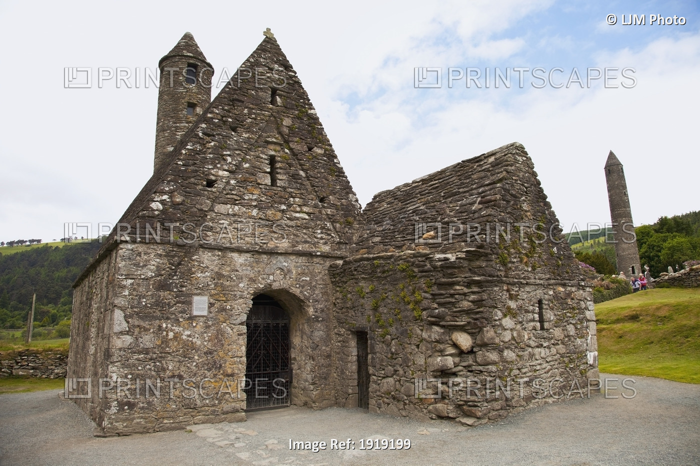 Monastic Ruins Of St. Kevin's Church; Glendalough, County Wicklow, Ireland