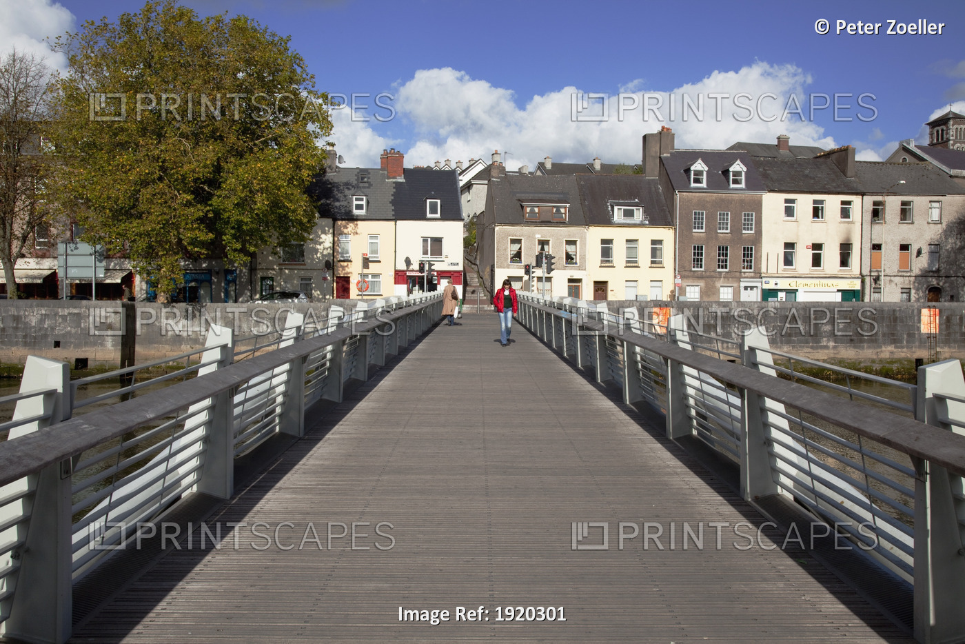 New Pedestrian Bridge Over River Lee; Cork City, County Cork, Ireland