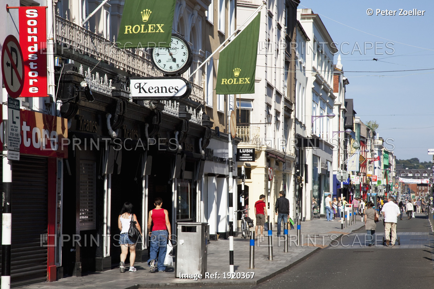 A Busy Street; Cork City, County Cork, Ireland