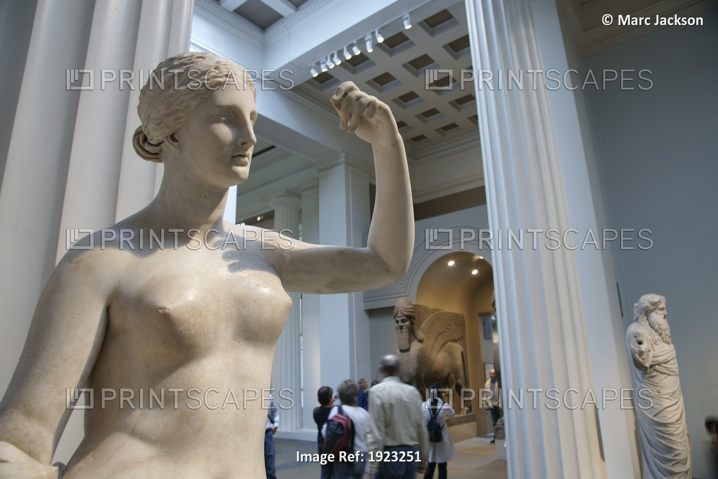 Greek Statue In British Museum; London, England, United Kingdom