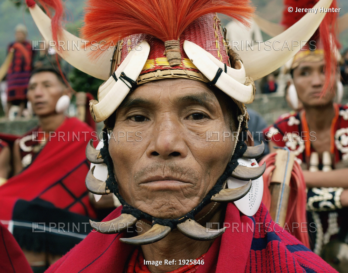 Yimchungru Tribesman During Hornbill Festival, Portrait; Nagaland, India