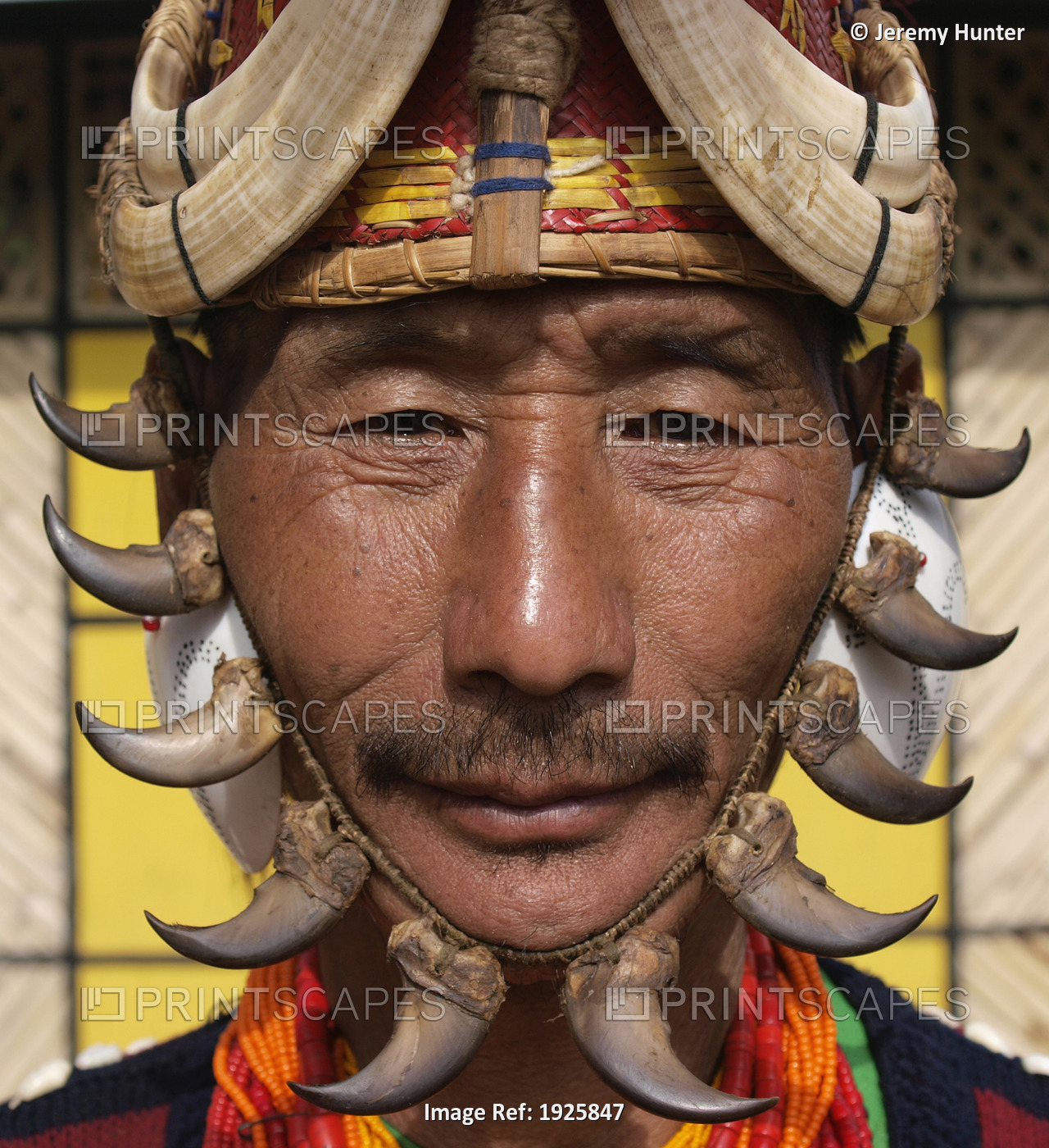 Yimchungru Tribesman During Hornbill Festival, Portrait; Nagaland, India