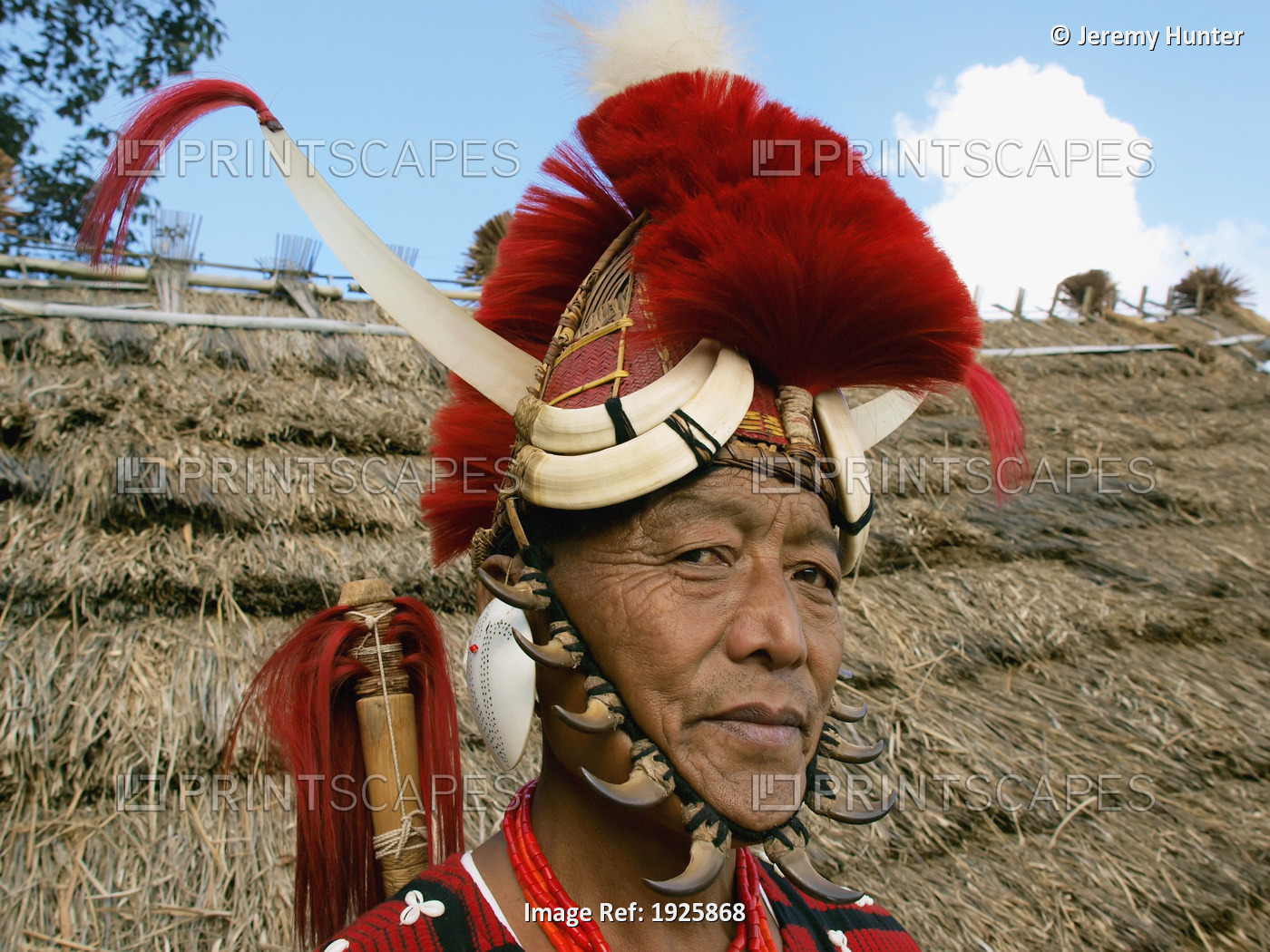 Kimchungru Tribesman, Hornbill Festival; Nagaland, India