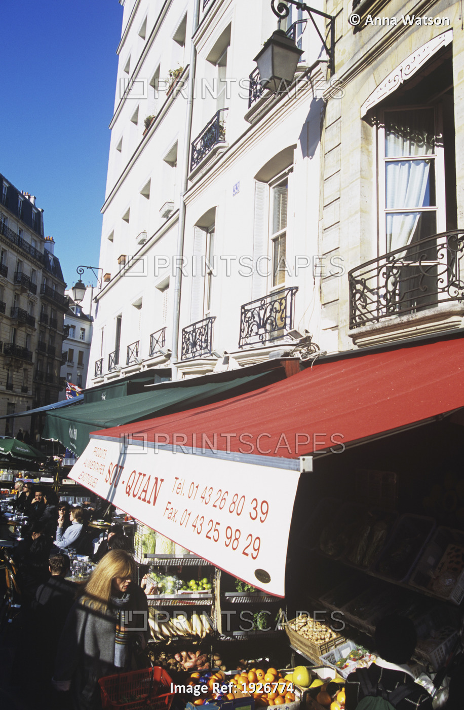 Stores On Boulevard St Germain In Quartier Latin; Paris, France