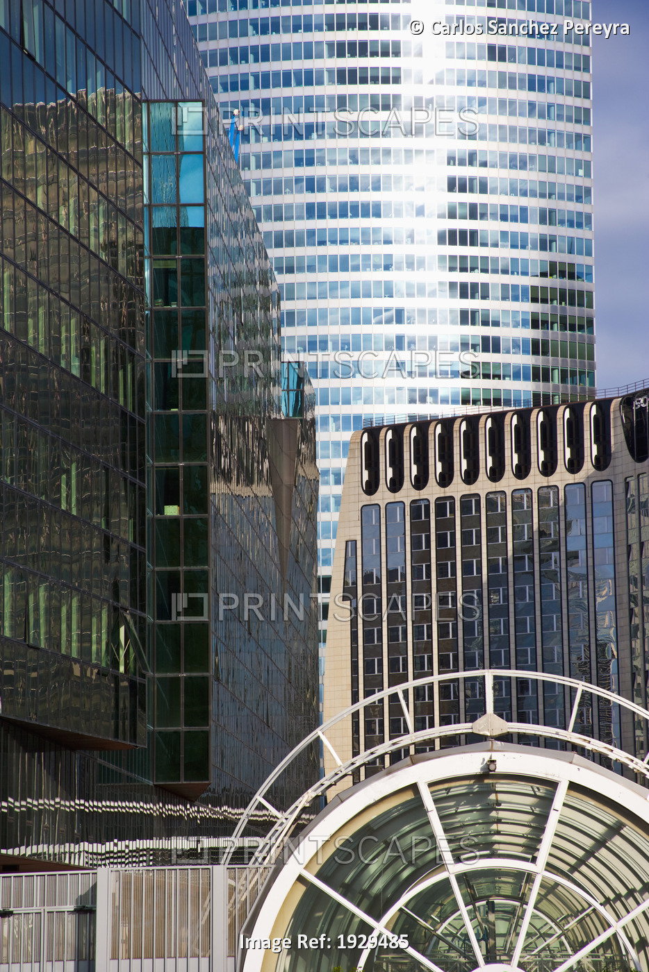 Office Buildings In The Area Of La Defense In The City Of Paris, France