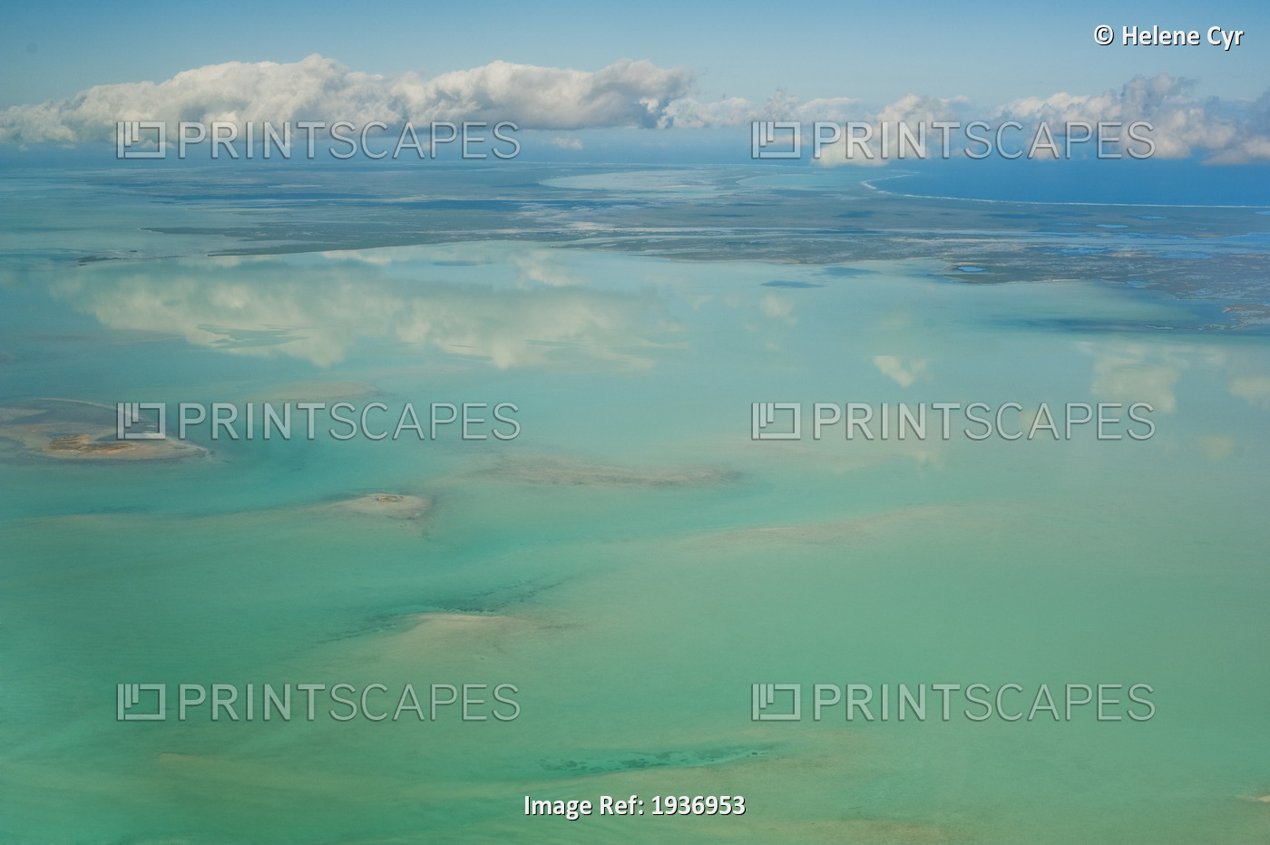 View Of The Ocean And Clouds In The Sky; South Caicos Turks And Caicos Islands