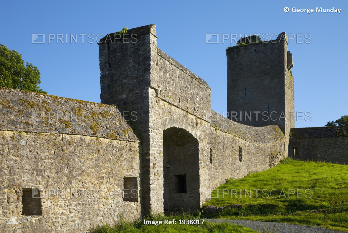 Walls Around 15Th Century St Mary's Augustian Priory; Kells County Kilkenny ...
