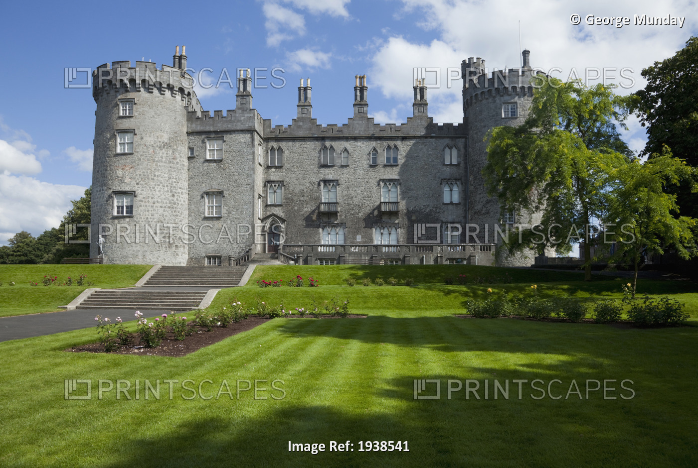 Exterior Of Kilkenny Castle; Kilkenny,County Kilkenny, Ireland