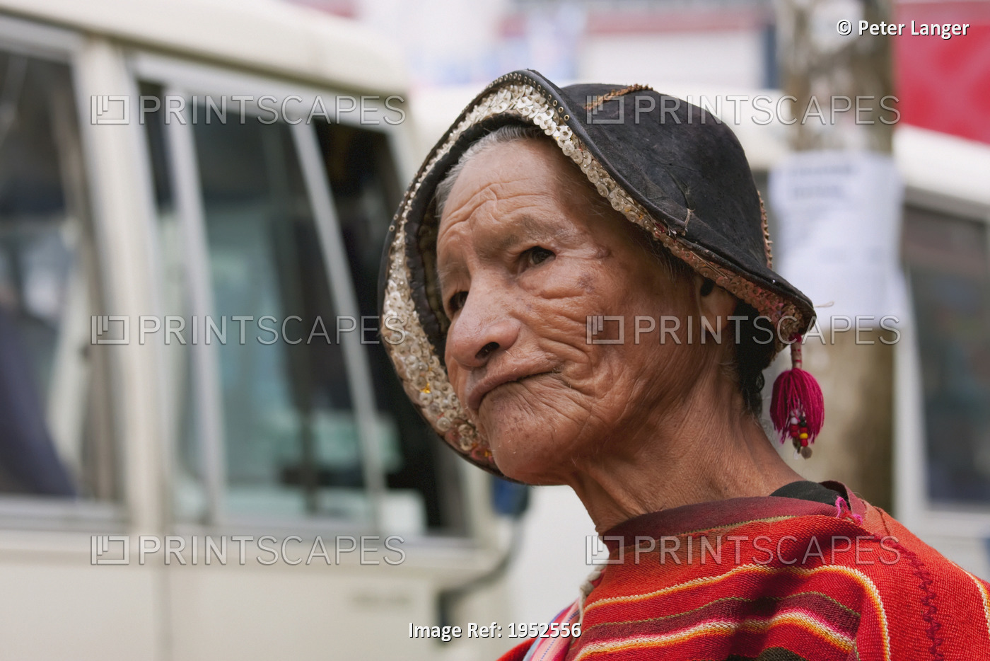 Tarabuco woman, Sucre, Chuquisaca Department, Bolivia