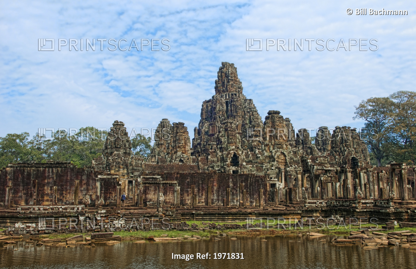 South East Asia, Cambodia, Siem Reap, Banyan Temple, Tourists Are Allowed To ...