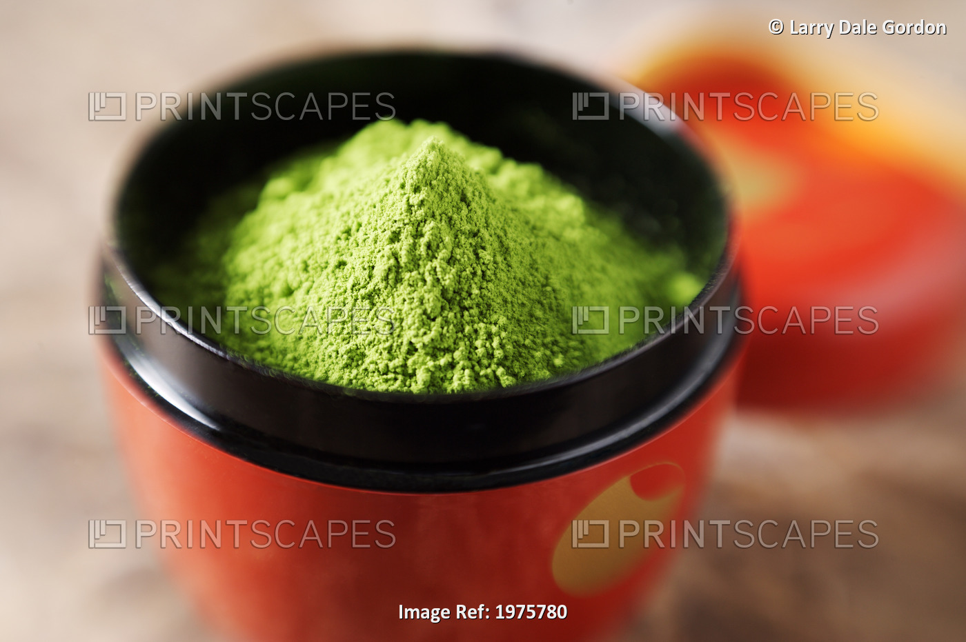 Green Tea Powder In Holder; Japan