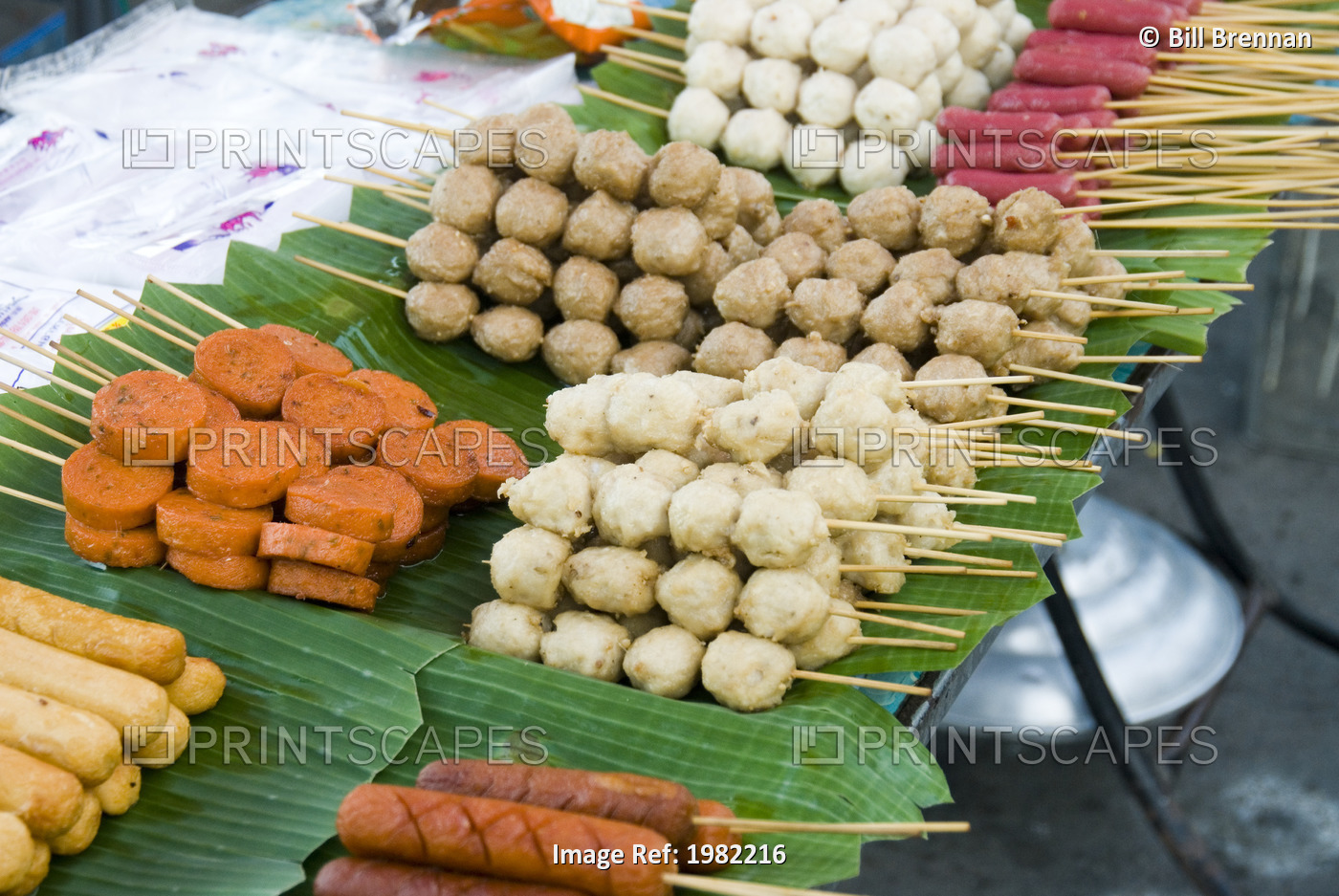 Street market food; Mae Hong Son Province, Thailand