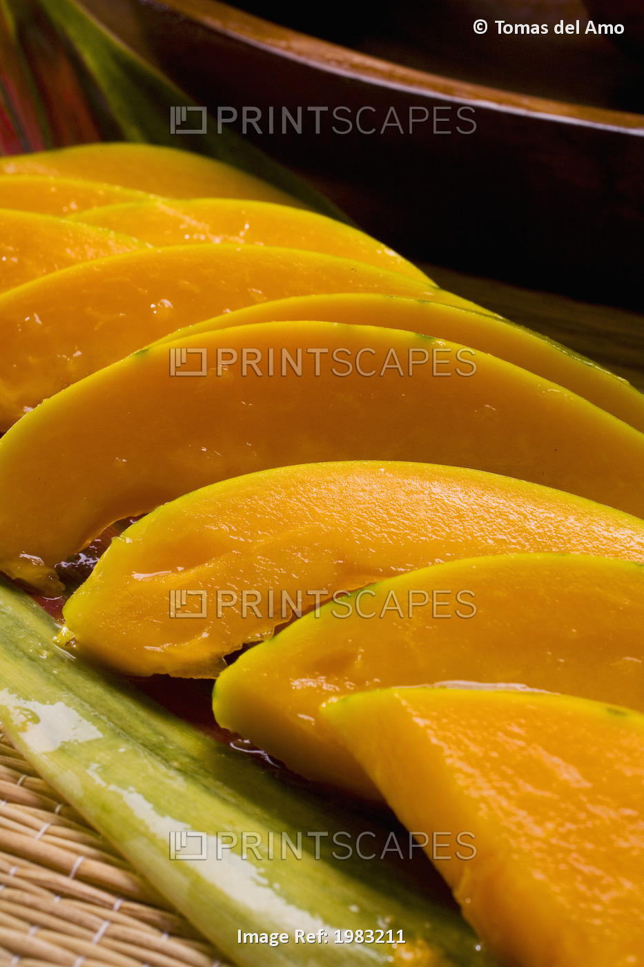 Studio Shot Of Papaya Cut In Slices.