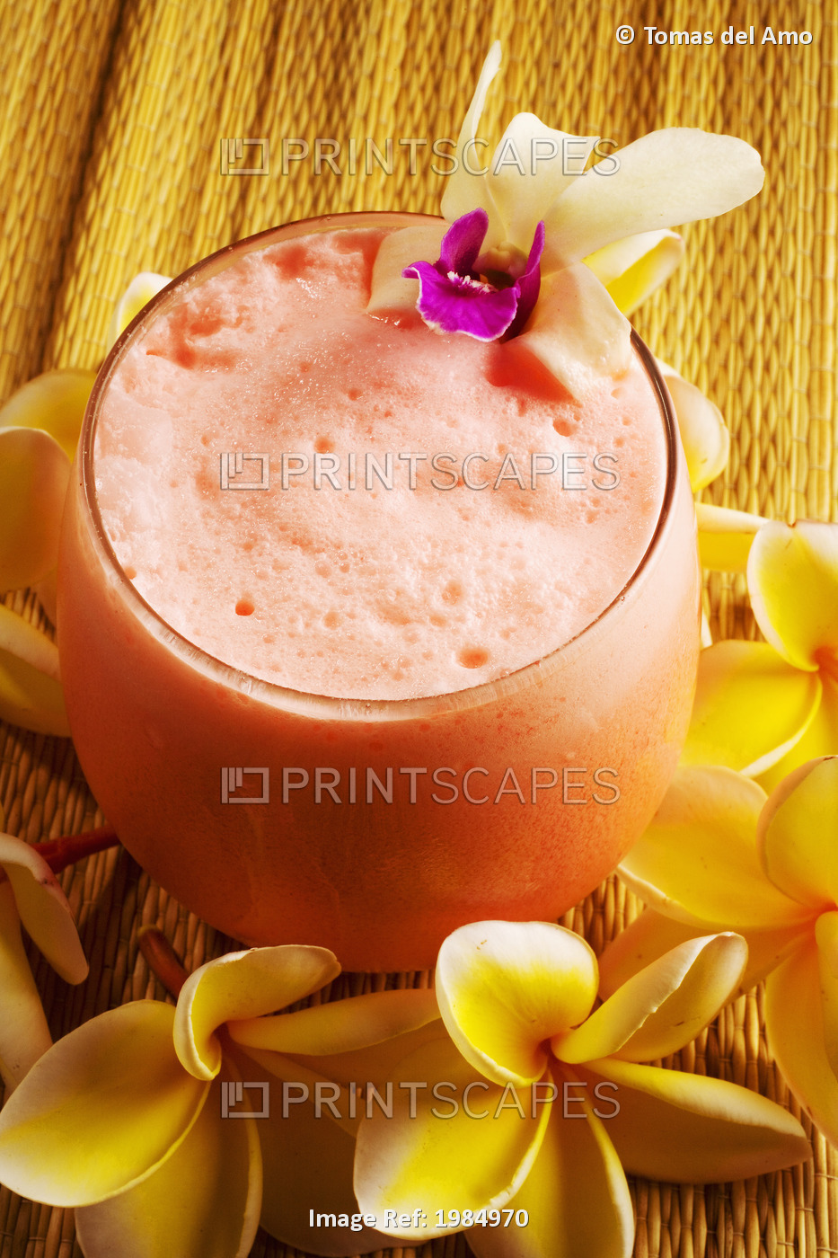 Close-Up Of An Exotic Tropical Drink.