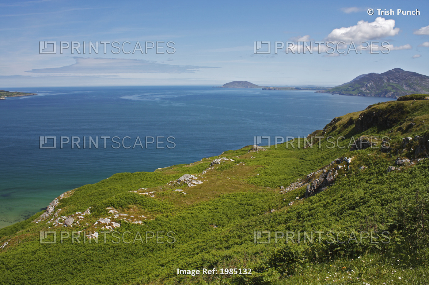 Sea Cliffs Near Portsalon; County Donegal, Ireland