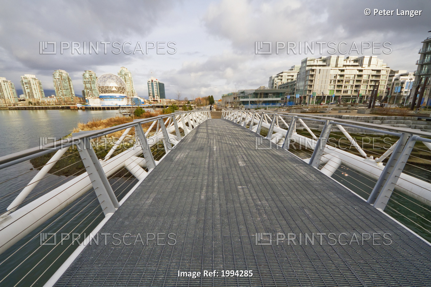 Southeast False Creek Seawall By The Vancouver Olympic Village, Vancouver, ...