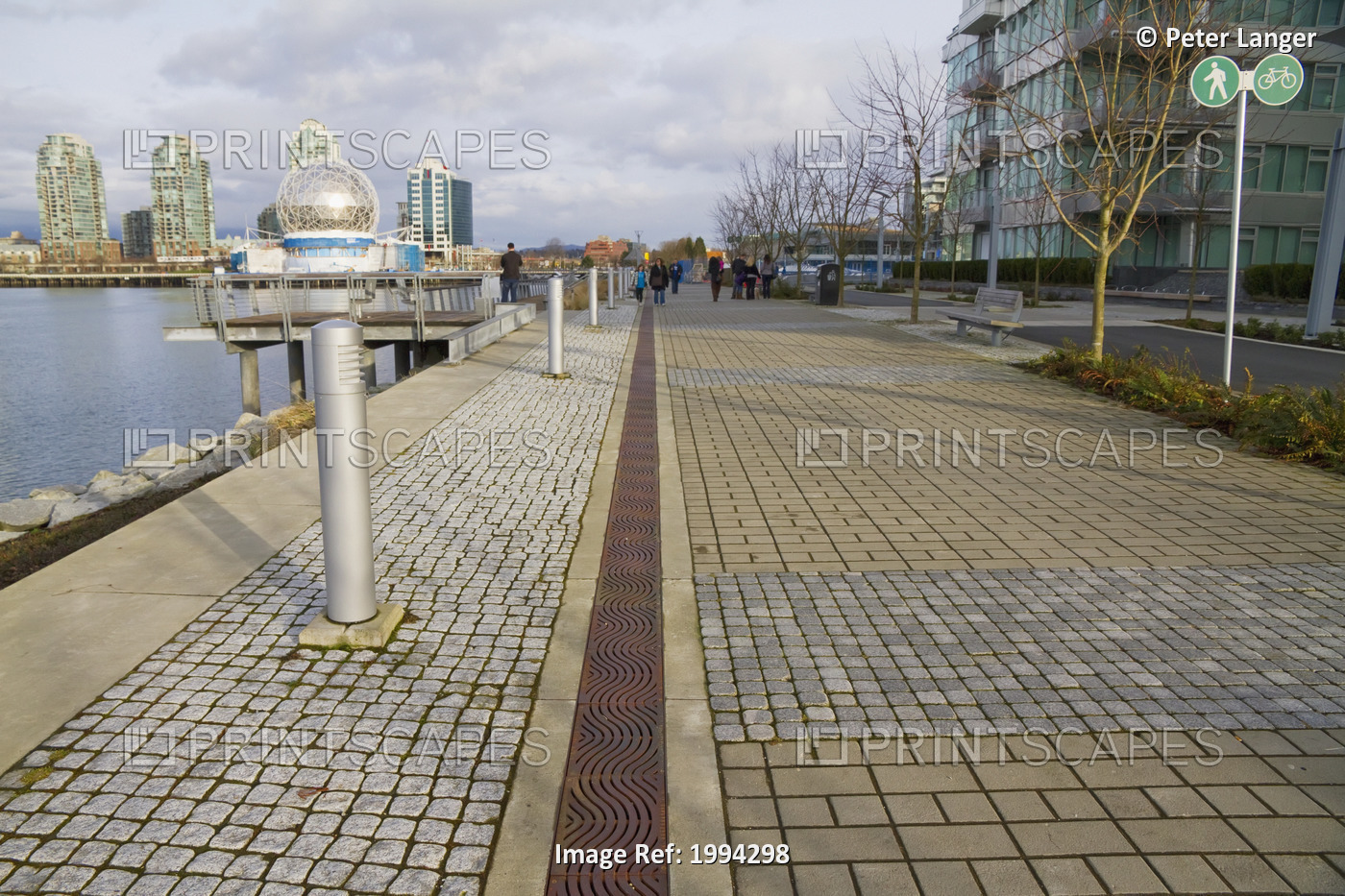 Southeast False Creek Seawall By The Vancouver Olympic Village, Vancouver, ...