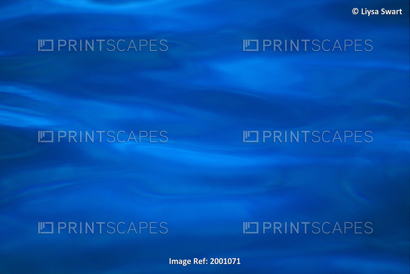 Calm Blue Ocean Surface, Texture With Different Shades