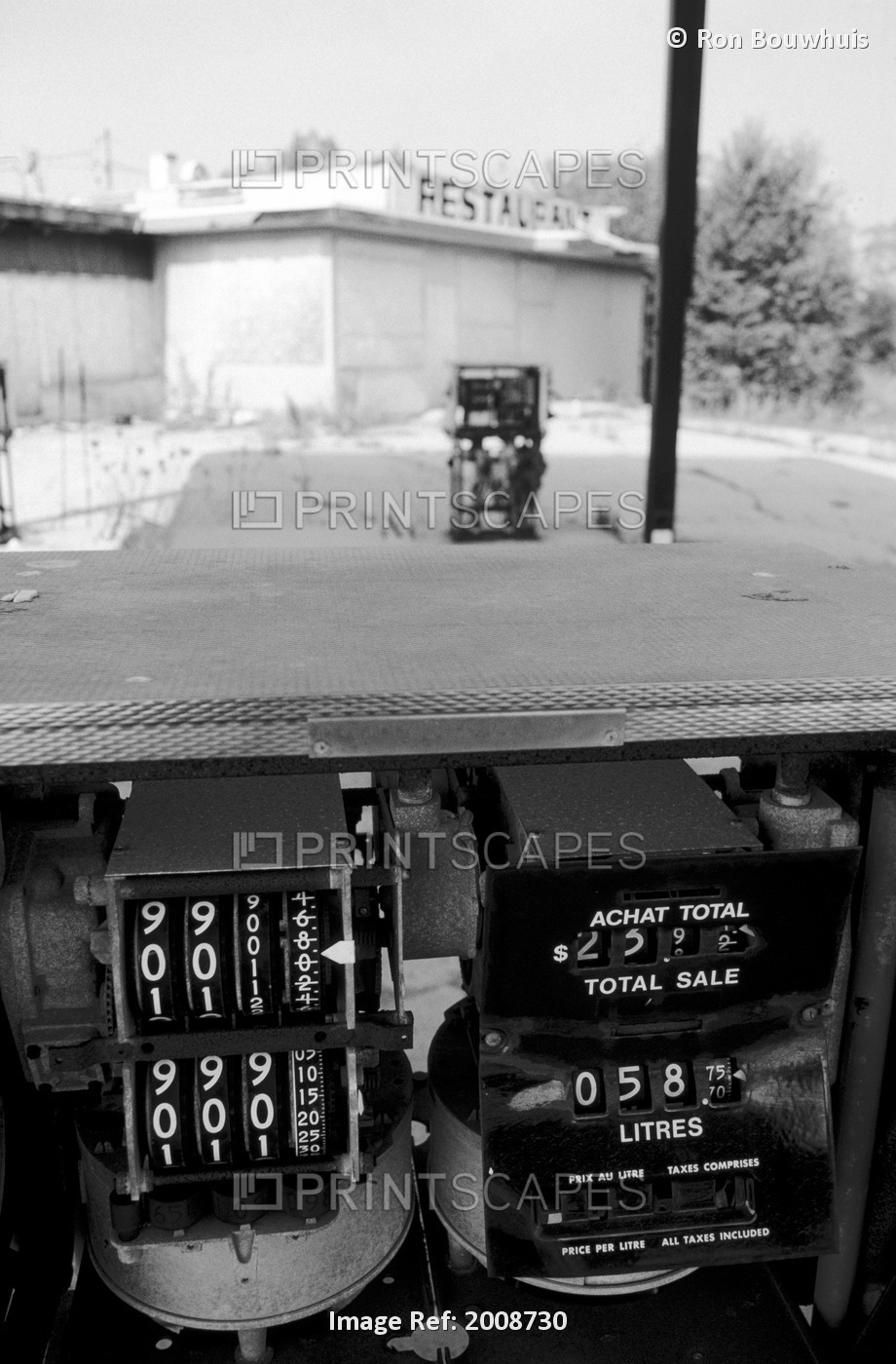 Diesel Pump At Abandoned Gas Station, Near Mactier, Ontario