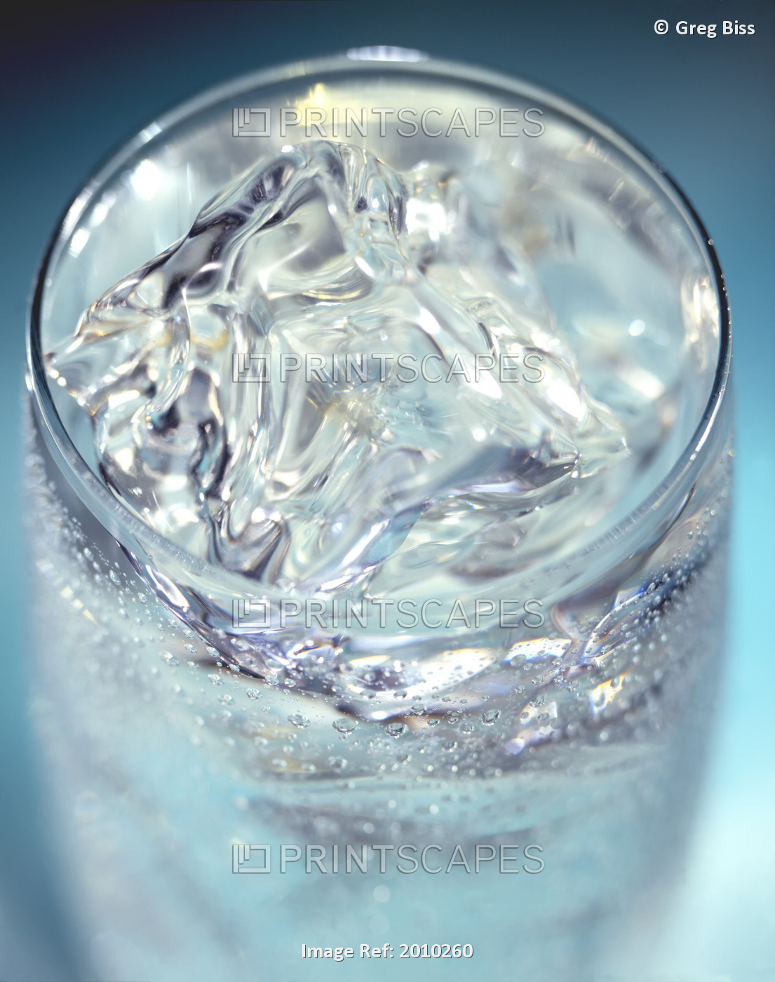 G.Biss Photography; Glass With Water And Ice