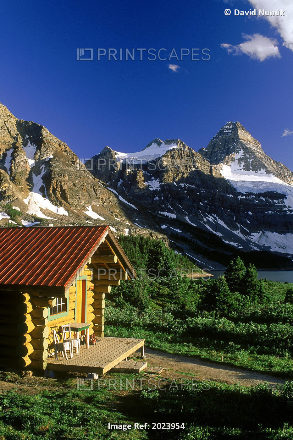 Cabin At Mt Assiniboine Lodge, Mt Assiniboine Provincial Park, British ...