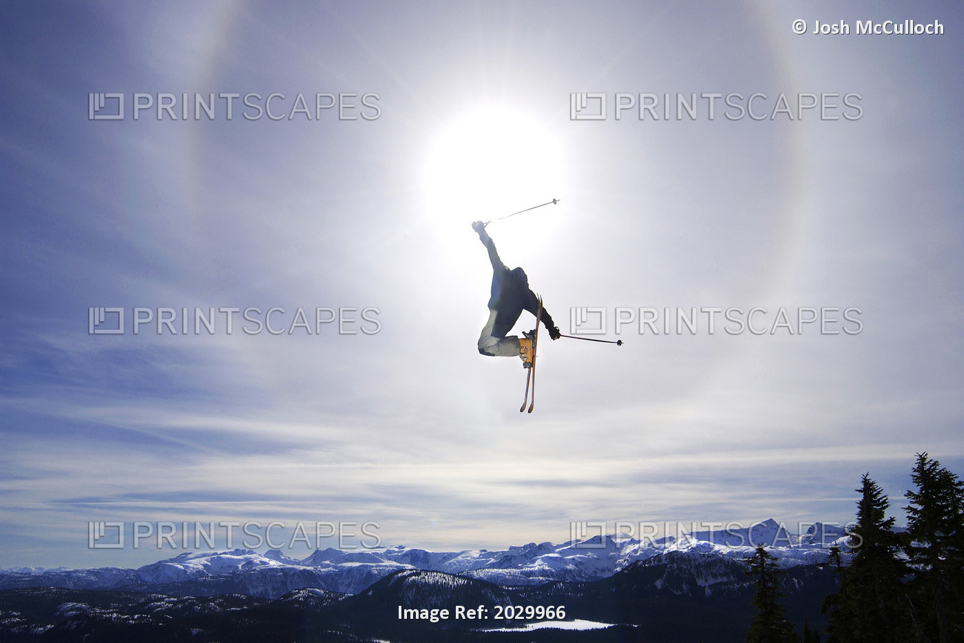 Skier Jumping, Courtenay, Bc