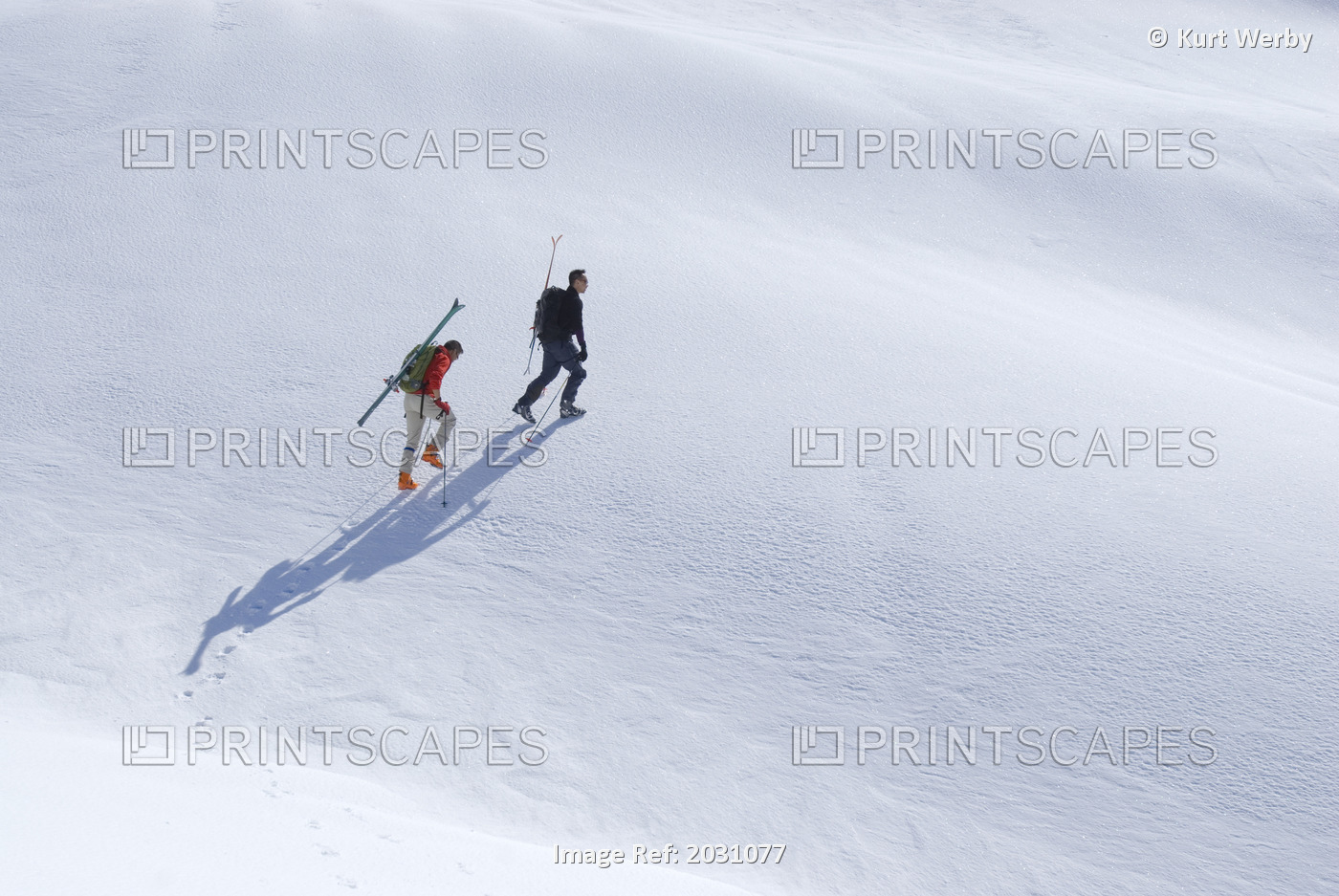 Skiers Below First Pump Peak At Mount Seymour, Mount Seymour Provincial Park, ...