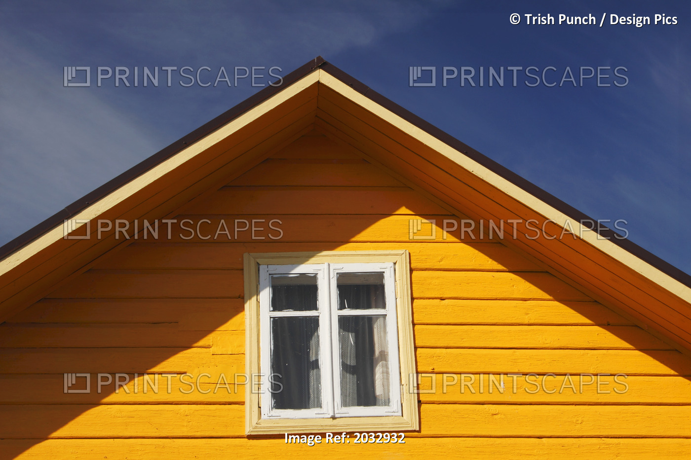 Yellow Timber House; Trakai Village, Lithuania