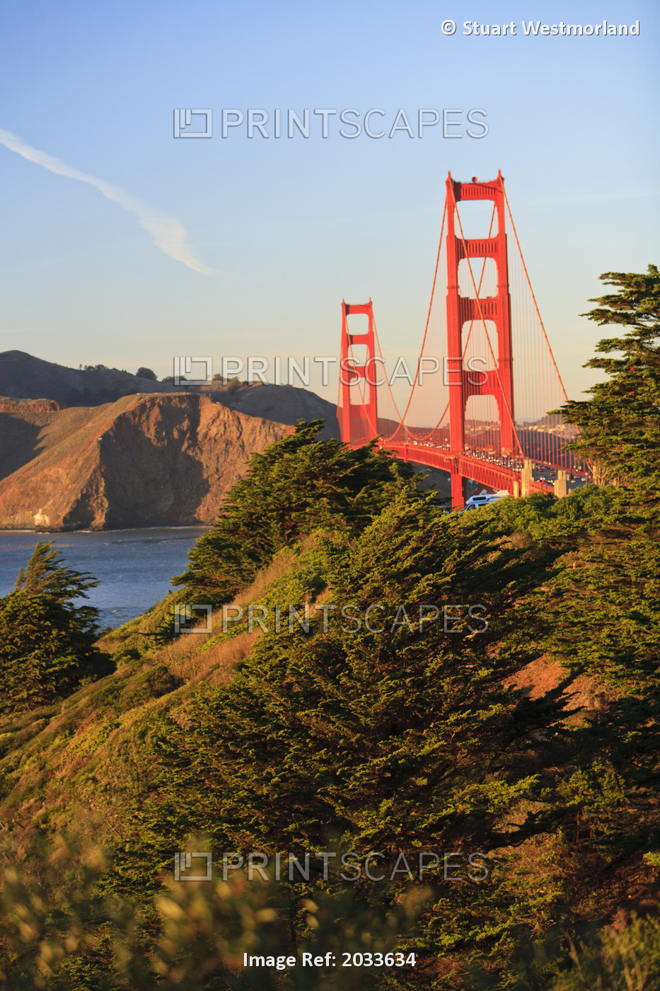 View Of Golden Gate Bridge; San Francisco, California, United States of America