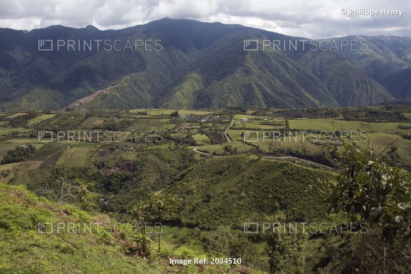 Village Of Casarpamba, Province Imbabura, Ecuador.