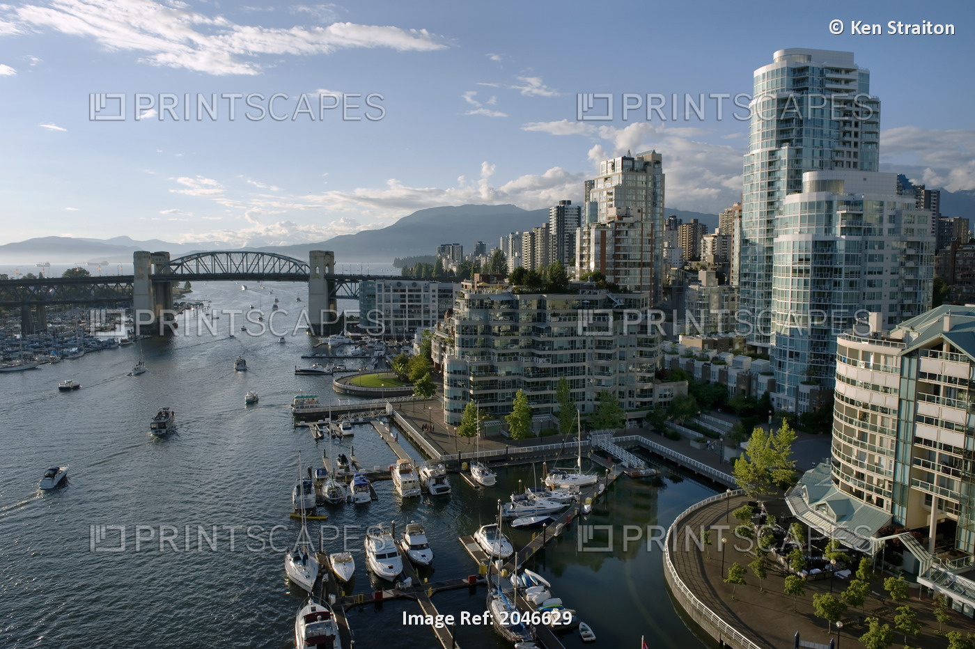 View Over False Creek, Vancouver, British Columbia