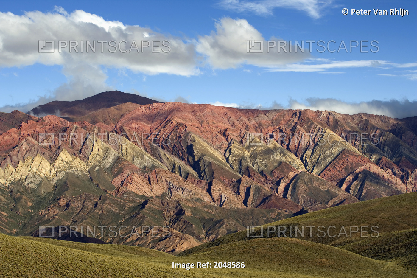 Serrania Del Hornacal Mountain Range, Jujuy Argentina