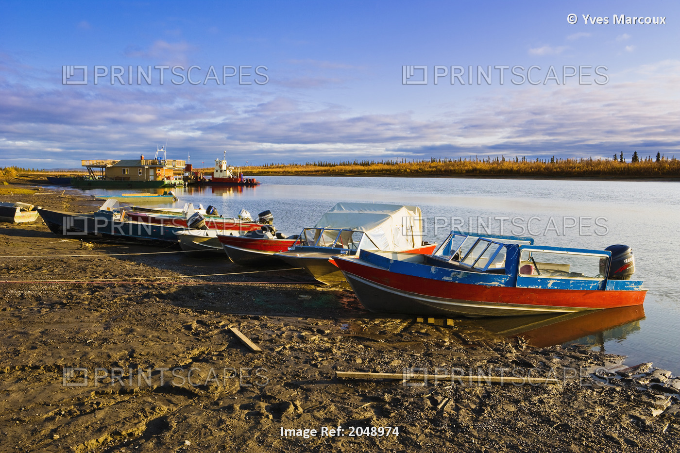 Artist's Choice: Boat Launch And East Channel Of The Mackenzie River, Inuvik, ...