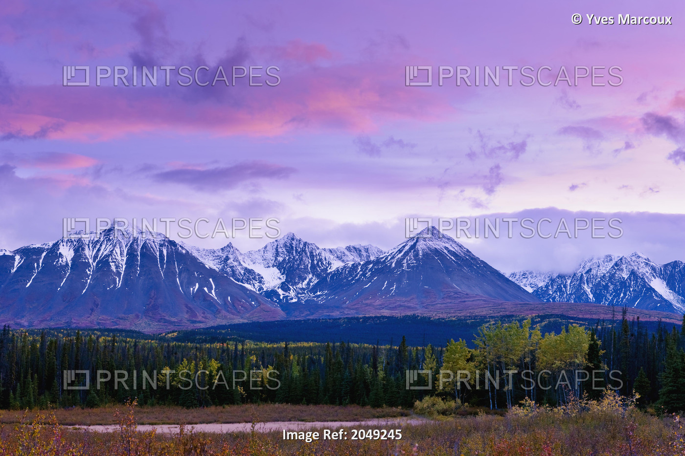 Artist's Choice: Auriol Range And Sky At Dusk, Kluane National Park, Yukon