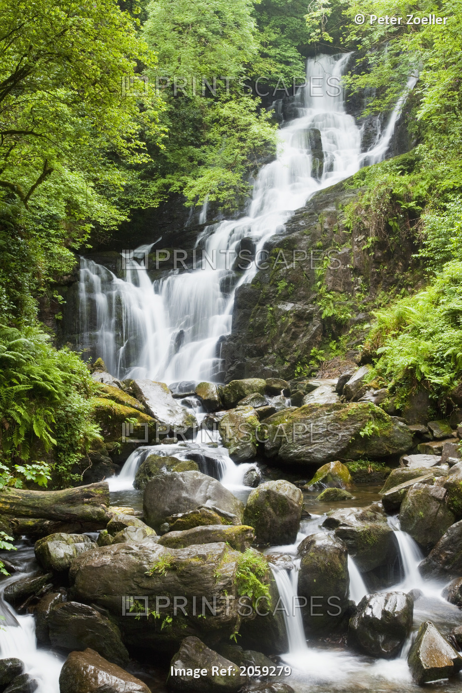 Torc Waterfall; Killarney, County Kerry, Ireland