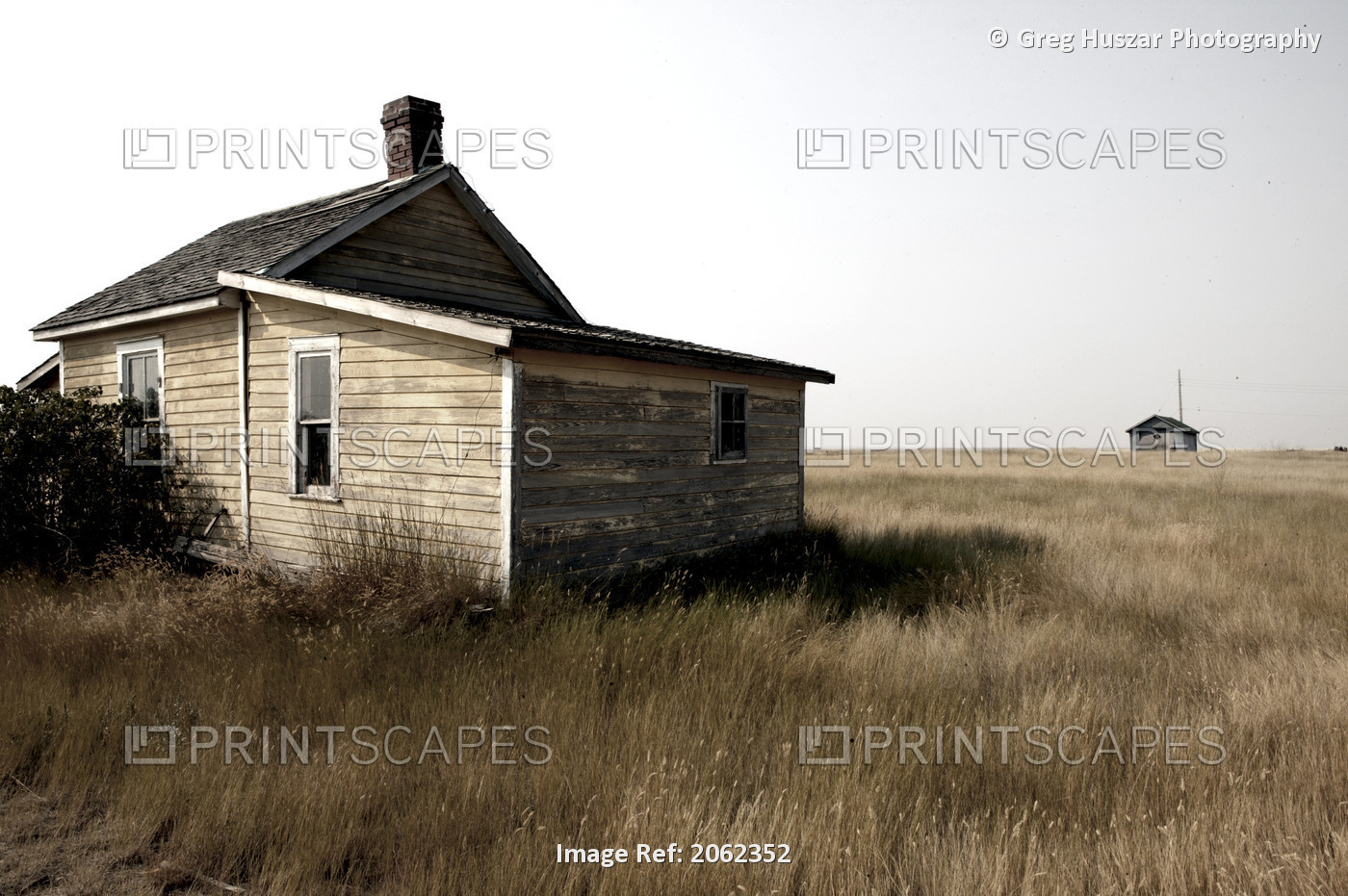 Abandoned Building In Ghost Town Of Robsart, Saskatchewan, Canada