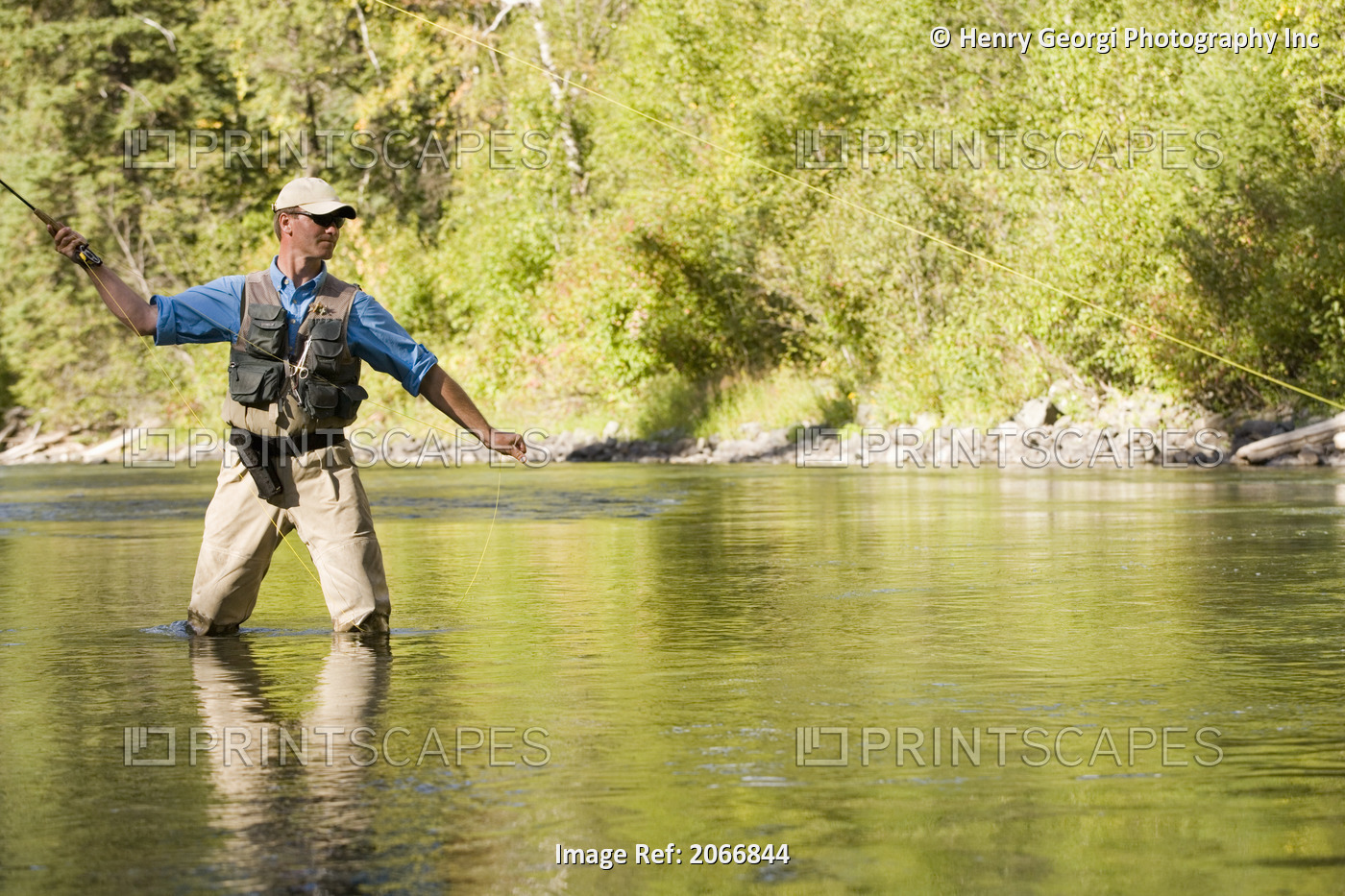 Fly-Fishing Guide, Russ Trand, Fly-Fishing On Tributary Of Elk River Near ...