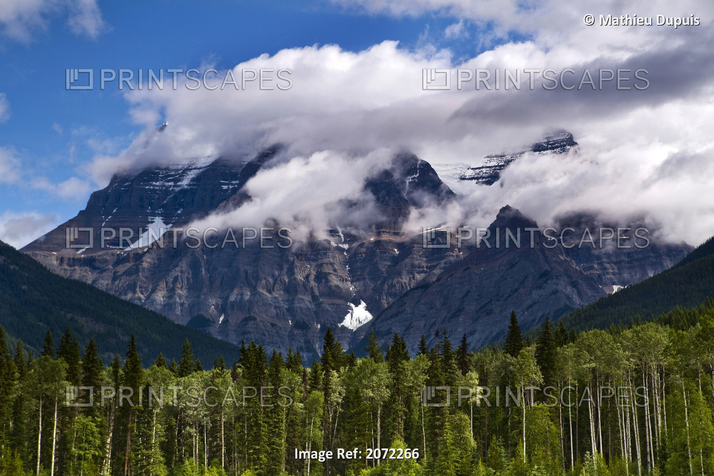 Clouds Around Mountains, Robson Provincial Park, British Columbia
