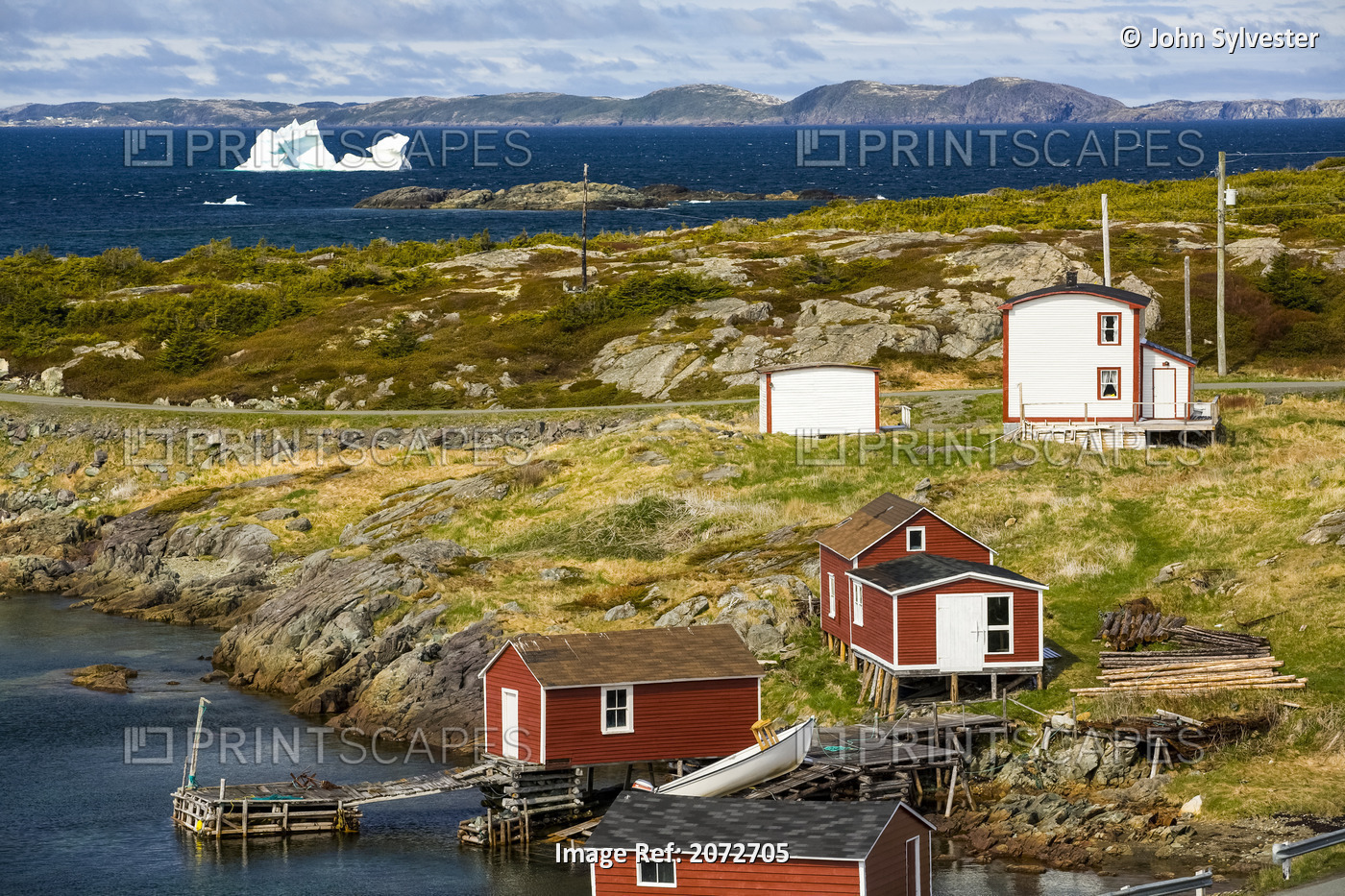Coastal Village; Change Islands, Newfoundland And Labrador, Canada