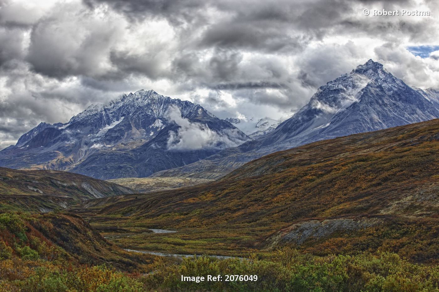 Hdr Of Haines Summit With The Three Guardsmen Mountain In The Distance; British ...