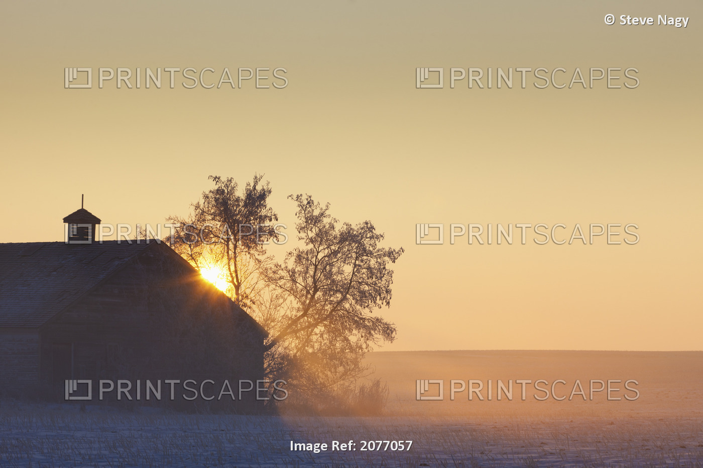 Sunlight Shining Behind A House In A Rural Area; Parkland County Alberta Canada