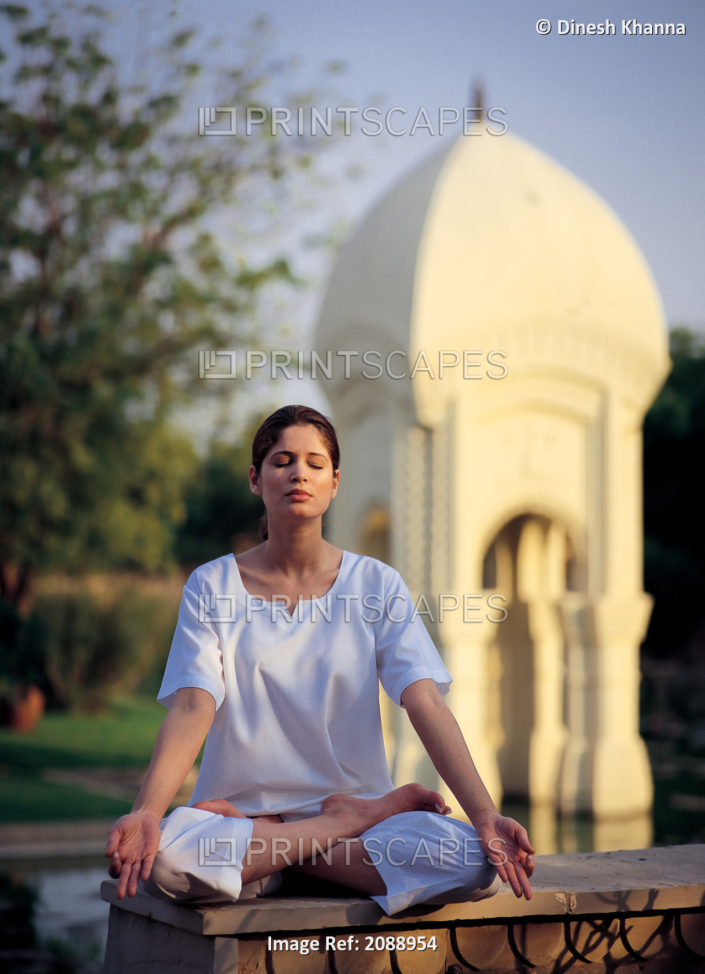 Early Morning Meditation At Oberoi Rajvilas Spa; Jaipur Rajasthan India