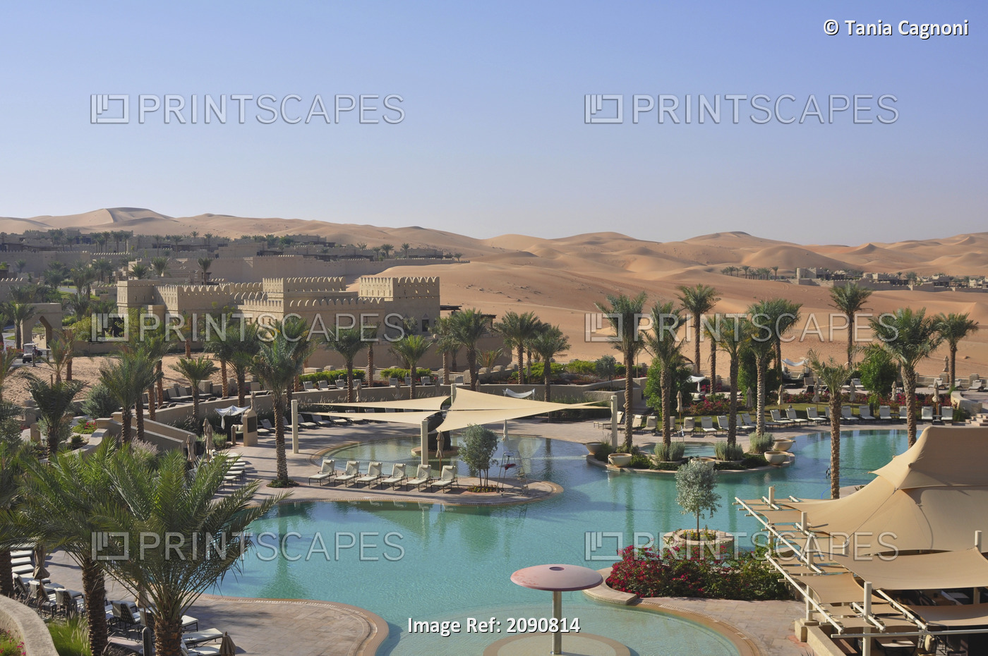 Main Pool And Dunes, Qasr Al Sarab, Abu Dhabi