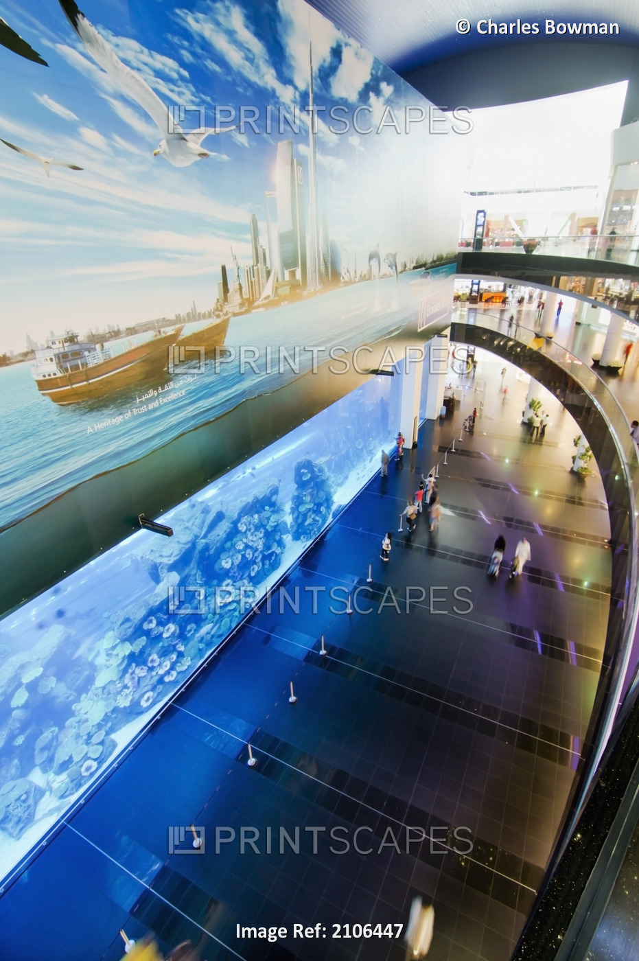 United Arab Emirates, Interior of Dubai Mall; Dubai