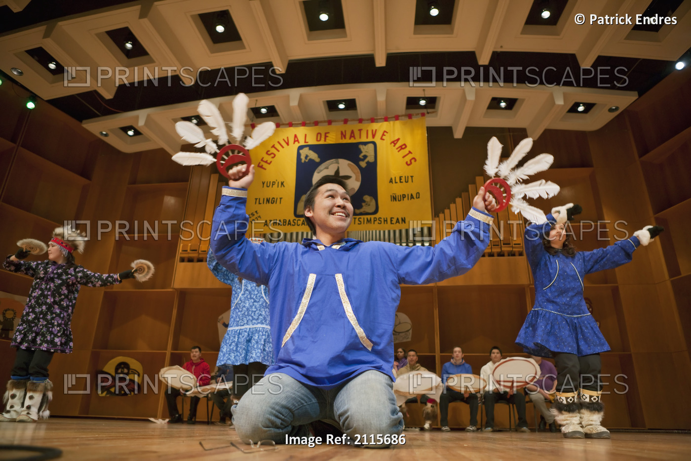 Inu-Yupiaq Dancers Perform Native Dance At The Festival Of Native Arts, ...