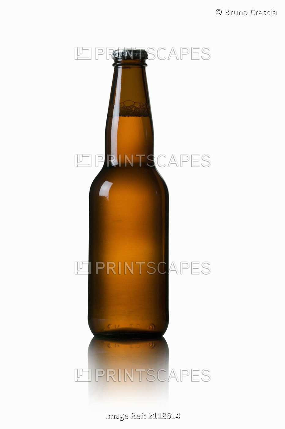 Close-Up Of Beer Bottle