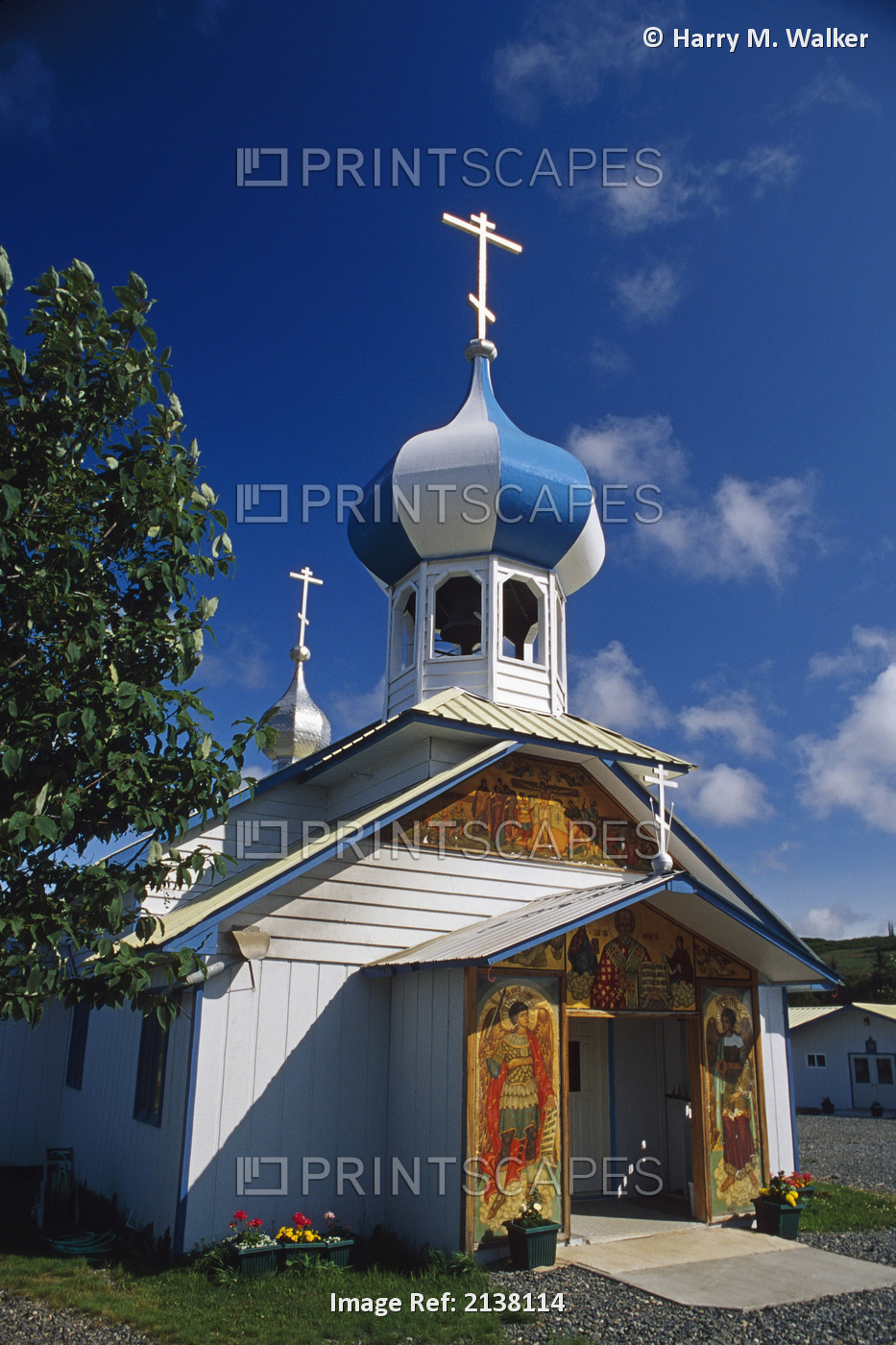 St Nikolas Russian Orthodox Church Kp Anchor Pt Ak Summer Nikolaevsk Village