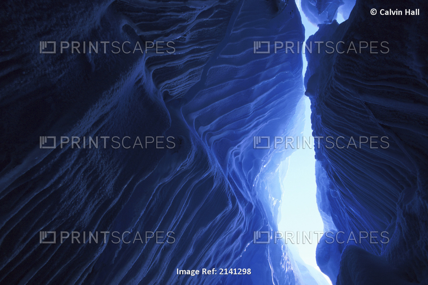 Ice Cave Spencer Glacier Kenai Peninsula Winter Ak